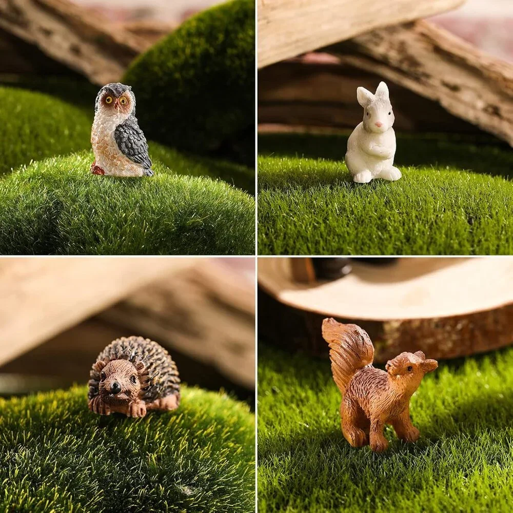 Hand-Painted Fairy Gnomes & Animals - Whimsical Garden Accessories
